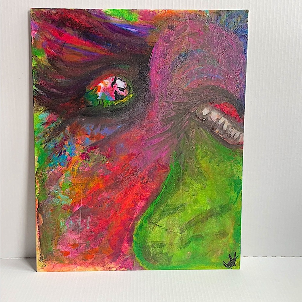 Acrylic painting